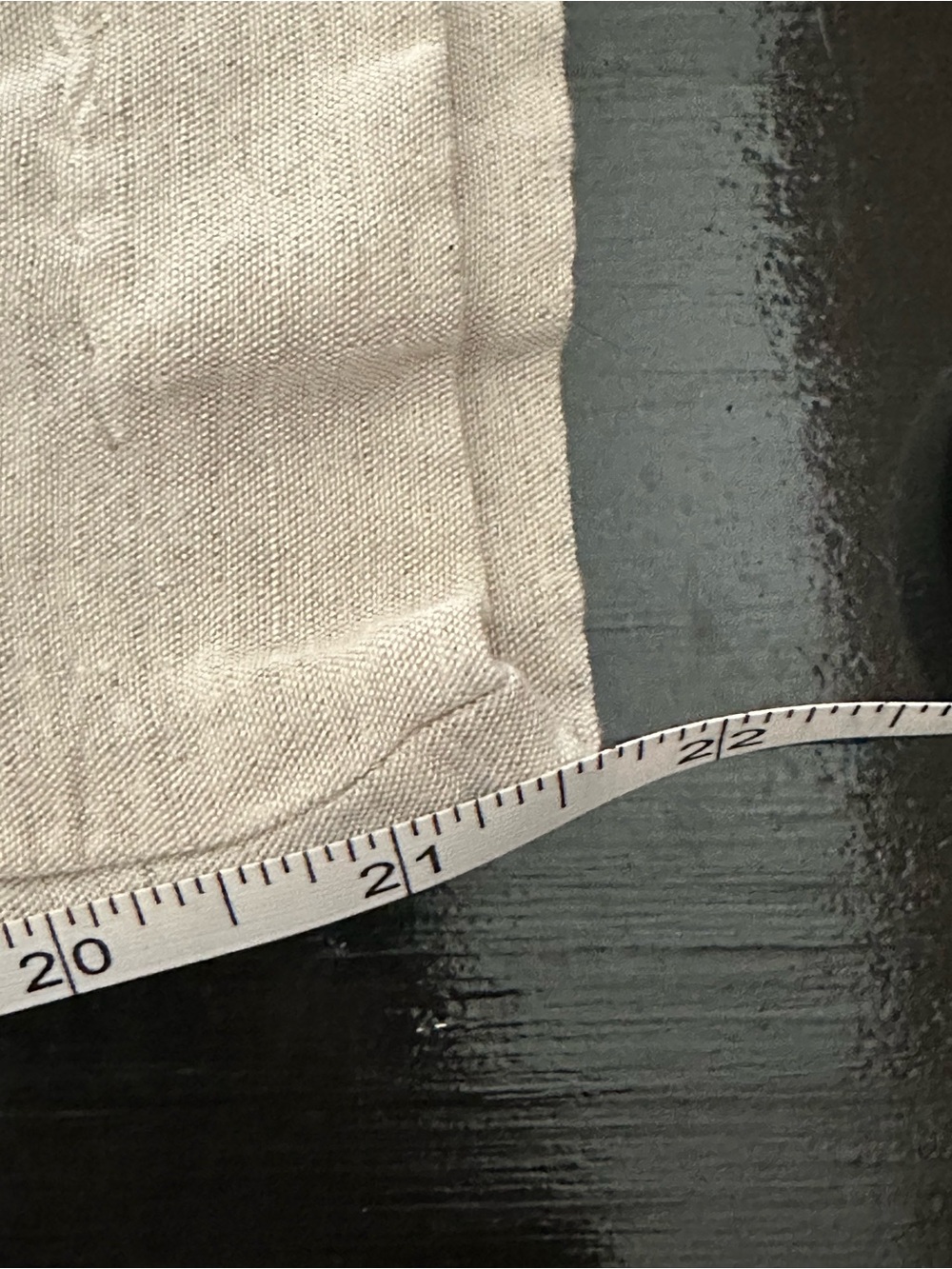 H&M Women’s Linen-Blend Beige / Off-White Drawstring Pants - Picture 6 of 6